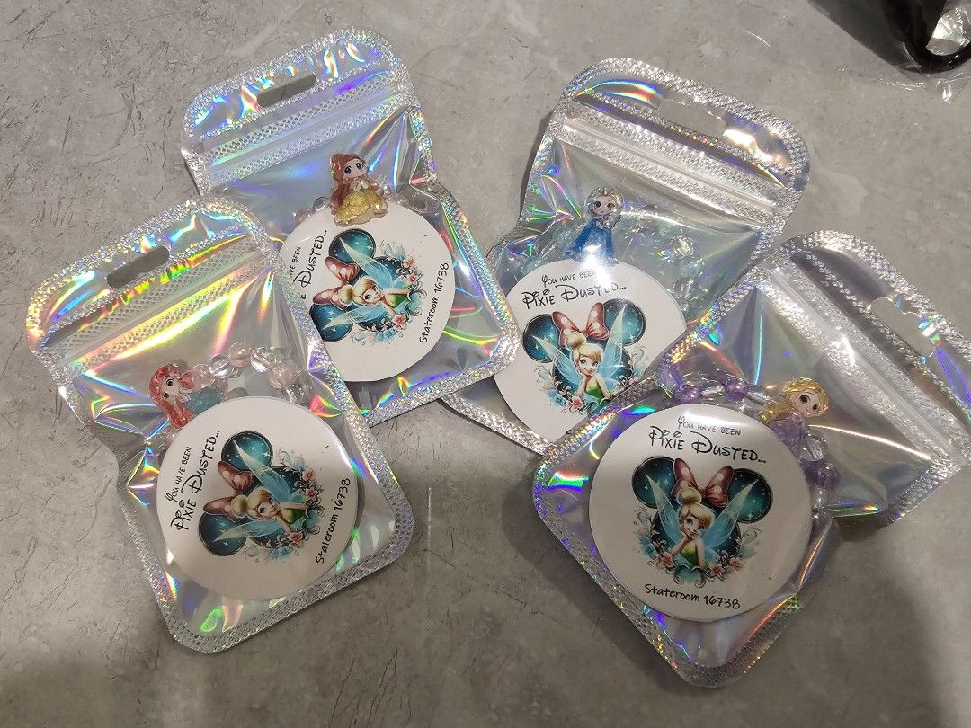 Pixie Dust ✨️ (Category: Handmade Craft) located in Singapore. Submitted by littlemusicexplorers (Listing ID 1455530111, Image 3). Description: Customise ur pixie dust with us for as little as $1.50 per item! Choose from - lovely magnets ($1.50 per pc), - mickey keychain ($1.50 per pc) to - princess bracelet ($2 per pc) Minimum order 30pcs with a lead time for 1 month :) YESH you can mix and match but terms & conditions apply! Ping us now 😘.