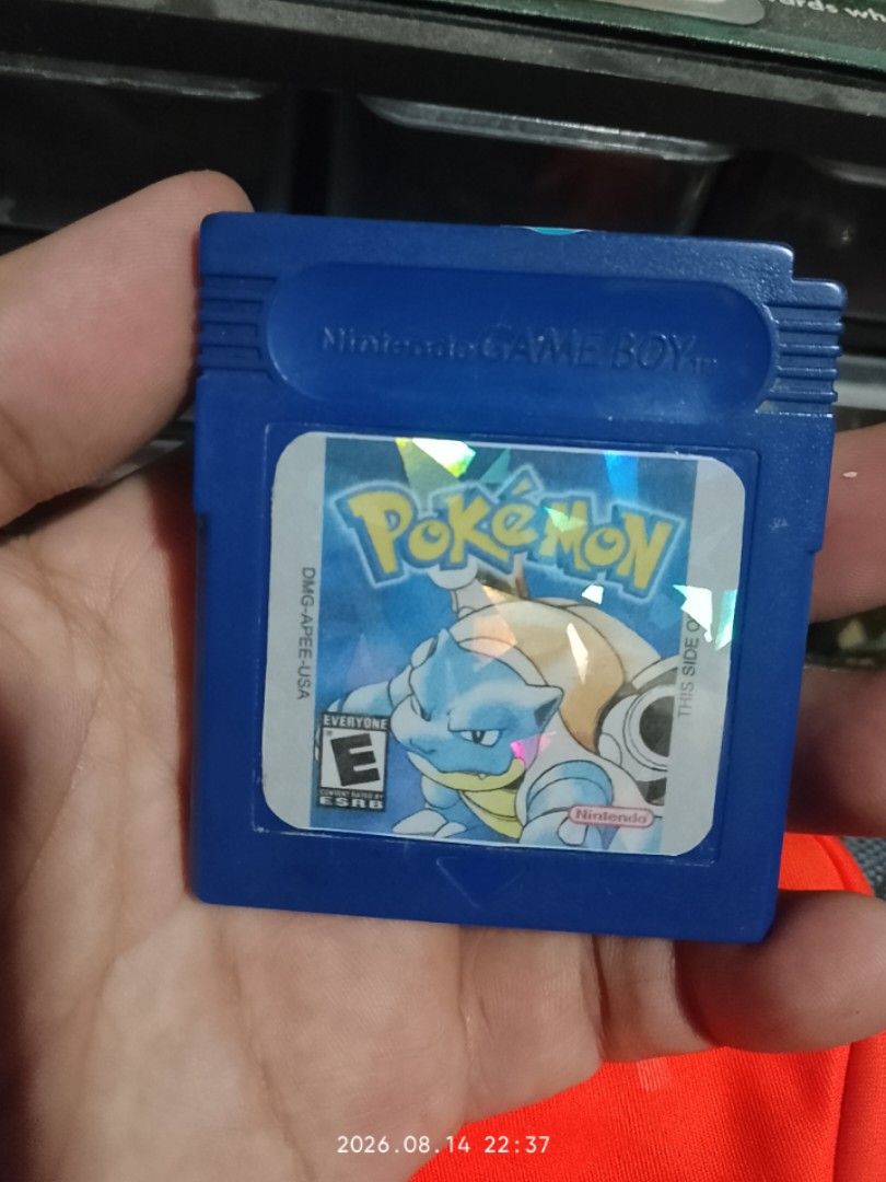 Pokemon blue authentic gb games (Category: Nintendo) located in Manila. Submitted by l.pagunsan (Listing ID 1455636500, Image 1). Description: pokemon blue gb games authentic sign of use no issue on game itself newly replace battery for saving repro label sticker 1800 only pickup/lalamove pque.