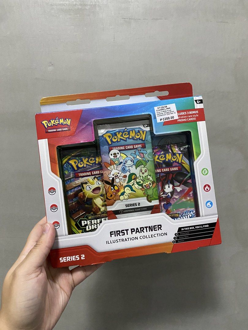 Pokemon First Partner Illustration Collection Series 2 (Category: Raw Singles) located in Quezon City. Submitted by newmoon.1f6db6 (Listing ID 1455646065, Image 3). Description: FS: First Partner Series 2 ₱2,650 📦Pick up/Lalamove 📍Quezon City 💰BPI/Gcash/Maribank.