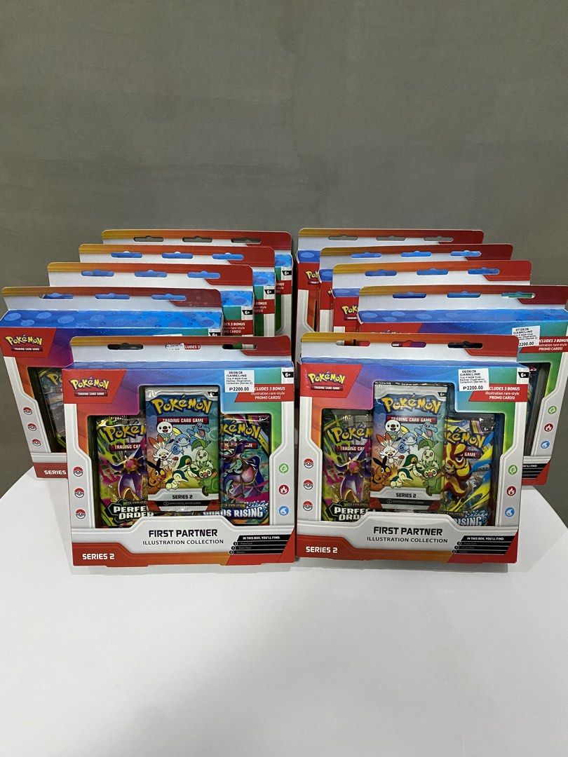 Pokemon First Partner Illustration Collection Series 2 (Category: Raw Singles) located in Quezon City. Submitted by newmoon.1f6db6 (Listing ID 1455646065, Image 1). Description: FS: First Partner Series 2 ₱2,650 📦Pick up/Lalamove 📍Quezon City 💰BPI/Gcash/Maribank.