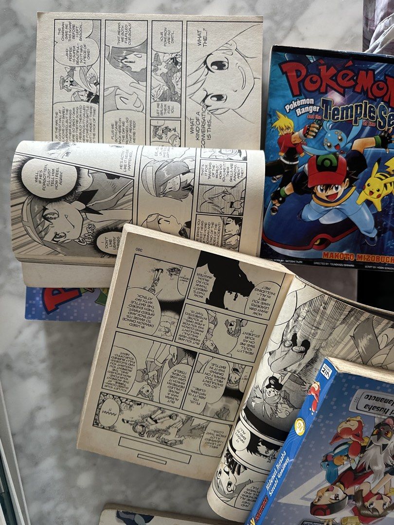 Pokémon comic (Category: Comics & Manga) located in Singapore. Submitted by hippopolim (Listing ID 1455542548, Image 3). Description: $1 each Take all 7 books for $7 5 English 2 Chinese .