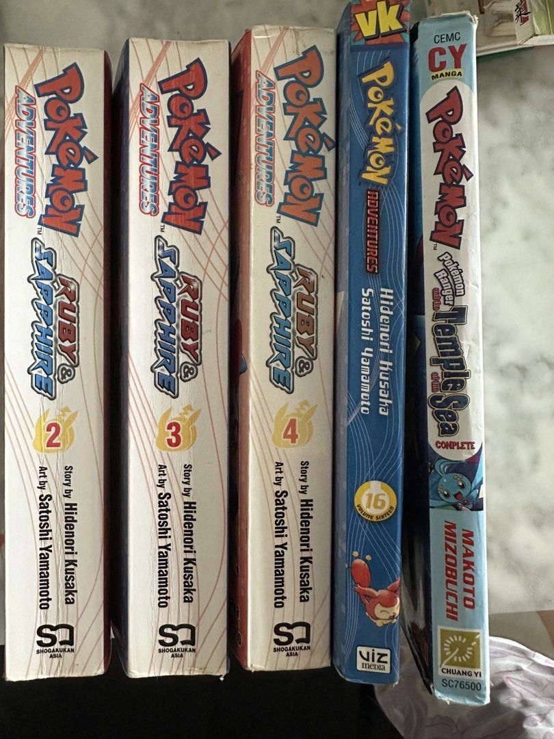 Pokémon comic (Category: Comics & Manga) located in Singapore. Submitted by hippopolim (Listing ID 1455542548, Image 2). Description: $1 each Take all 7 books for $7 5 English 2 Chinese .