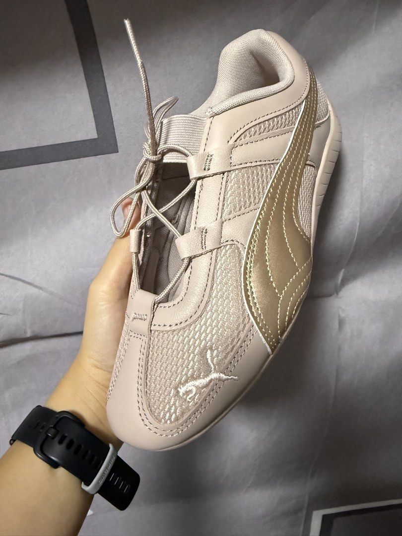 Puma Speedcat Go Mesh Women (Category: Sneakers) located in Manila. Submitted by maricris.14 (Listing ID 1455578084, Image 1). Description: Brandnew. Color: Rose Latte Hindi pa nasusuot. Sinukat lang pero super laki. Pinabili ko sa pasabuy sa Hong Kong. Never been worn. Wrong size. Super laki pala sakin. Still negotiable...