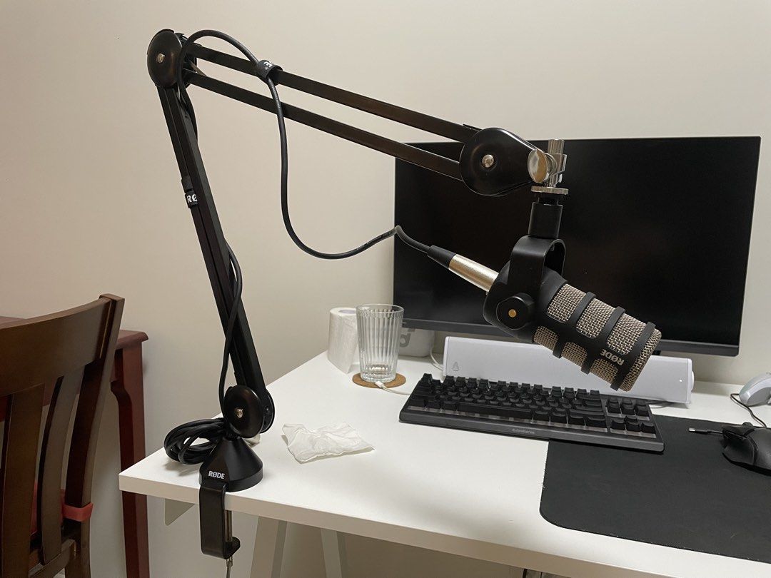 Rode PSA1 Professional Studio Boom Arm for Microphones / Mic (Category: Microphones) located in Manila. Submitted by kevinmacc (Listing ID 1455533064, Image 3). Description: - Rode PSA1 Professional Studio Boom Arm - stand only - Ideal for podcasting and streaming setups - Fully adjustable for perfect mic positioning - Includes sturdy desk clamp - In good working condition Mint condition. Stand only. Pick up or delivery via lalamove..