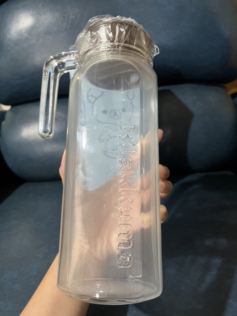 San-x Rilakkuma glass pitcher (Category: Pitchers & Dispensers) located in Lucena. Submitted by aisanolshop (Listing ID 1455508644, Image 2). Description: 2pcs available.