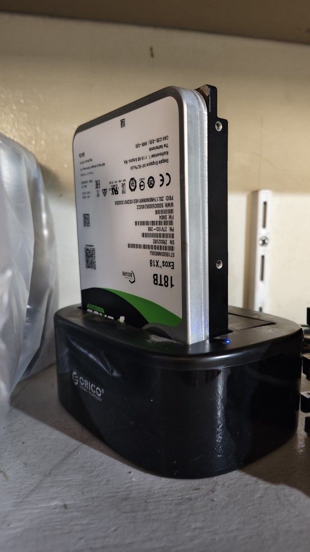 Seagate Exos X18 18TB Enterprise HDD (Category: Hard Disks & Thumbdrives) located in Quezon City. Submitted by magicseed1976 (Listing ID 1455505374, Image 3). Description: very good for large file storage and high end cctv setup for long term recording location is calauan laguna pwede lbc pwede lalamove pwede cash on pick up pwedeng cod - Seagate Exos X18 18TB Enterprise Hard Drive - Model: ST18000NM000J - Tested and confirmed working well - Exce