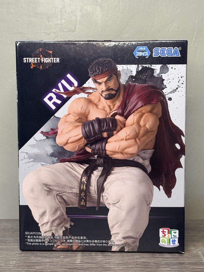 SEGA Street Fighter Ryu Premium Figure (Category: Figurines & Statues) located in Manila. Submitted by ejelo24 (Listing ID 1455528509, Image 1). Description: - SEGA Street Fighter Ryu Figure - From the "Chibi-nu-se" series - Comes in original, opened box - Figure is still sealed in plastic packaging Mode of payment: Bank transfer/GCash/Cash if meet up Mode of shipping: Meet up or Delivery Buyer to shoulder and book Lalamove for same day delivery.