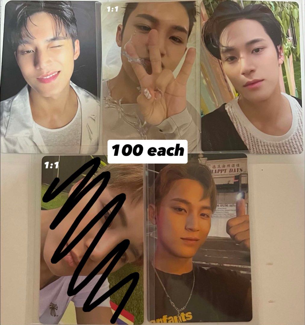 Seventeen Mingyu Random PC Set (Category: K-Wave Merchandise) located in Cebu City. Submitted by riyaaaaa_ (Listing ID 1452063800, Image 1). Description: PHP 400 Set / PHP 100 each PAYO / dop with nrdp Onhand , can ship tomorrow MOD : JNT Loc : Cebu X sensi , good condi DM to claim!.