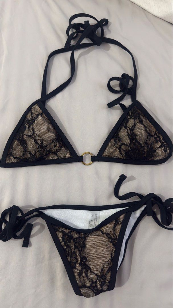 Shein sexy lace bikini (Category: Bikinis & Swimsuits) located in Caloocan City. Submitted by preloved_0013 (Listing ID 1455590252, Image 1). Description: XS- S Adjustable .
