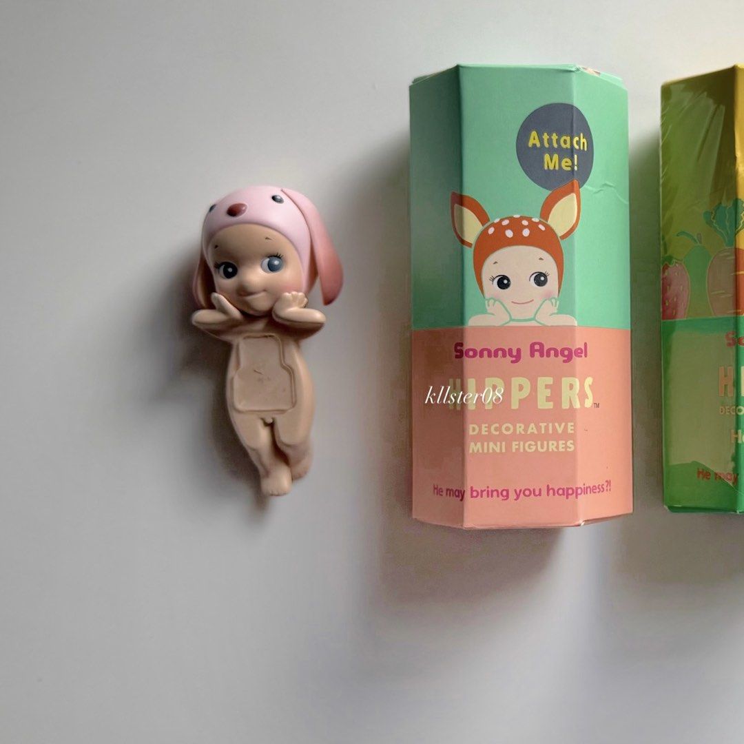 Sonny Angel Hipper Lop Bunny (Category: Designer & Blind Box Toys) located in Makati City. Submitted by kllster08 (Listing ID 1455578724, Image 1). Description: Selling: Sonny Angel Lop Bunny Hipper - ₱700 with flaws, nose chip (see second pic) unsealed, x sensi on hand with box and foil.