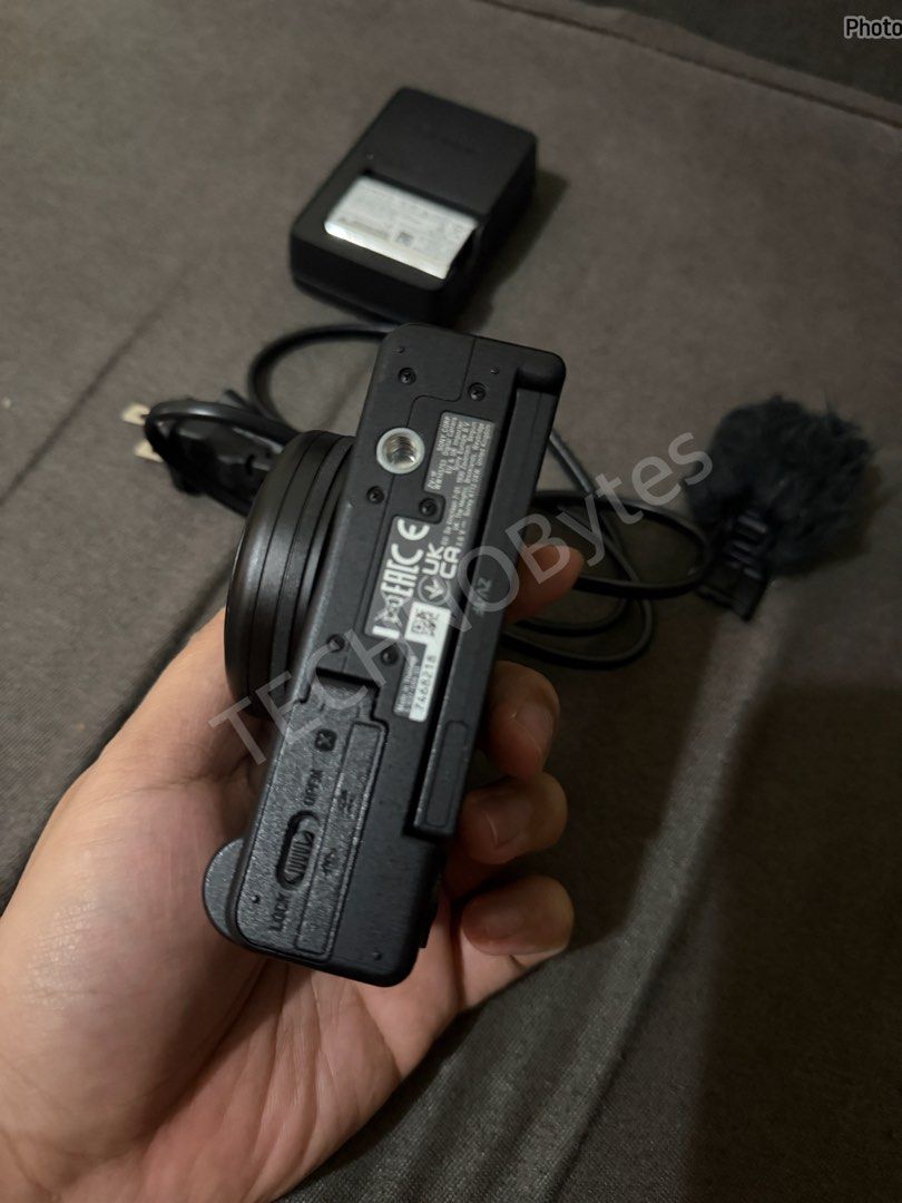 Sony ZV-1 (Category: Cameras) located in Pasig City. Submitted by technobytes (Listing ID 1455634927, Image 3). Description: • Preloved • 99% smooth • With 2 batteries, Wind Muff, and Charger • No hidden issue.