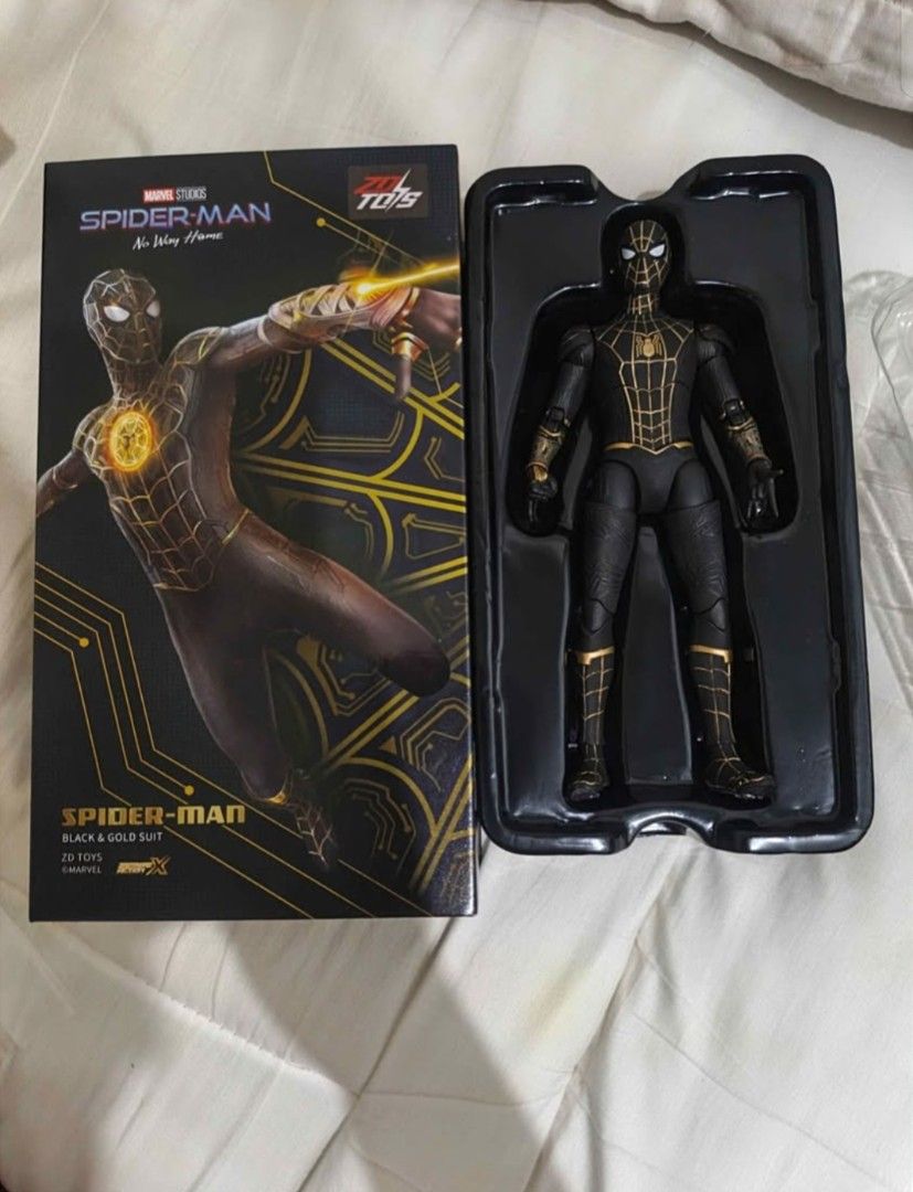 Spiderman black & gold suit figure set (Category: Figurines & Statues) located in Manila. Submitted by connectingparts (Listing ID 1455662319, Image 1). Description: .