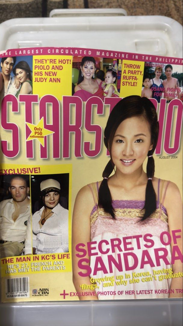 Star Studio Magazine August 2004 & July 2005 Issues (Category: Magazines) located in Manila. Submitted by noblecrystal-c256 (Listing ID 1455648158, Image 1). Description: - Two issues of Star Studio magazine. - August 2004 issue features Sandara Park and Judy Ann Santos. - July 2005 issue focuses on Buhay Idol and Jasmine Trias. - Ideal for collectors of Filipino entertainment memorabilia..