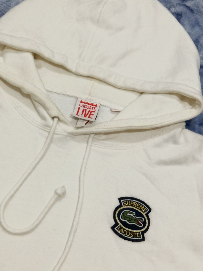 Supreme x Lacoste Live Authentic Size - Large Width - 25 Length - 27 (Category: Coats, Jackets and Outerwear) located in Quezon City. Submitted by yusoresryan (Listing ID 1455514117, Image 2). Description: Supreme x Lacoste Live Authentic Size - Large Width - 25 Length - 27.