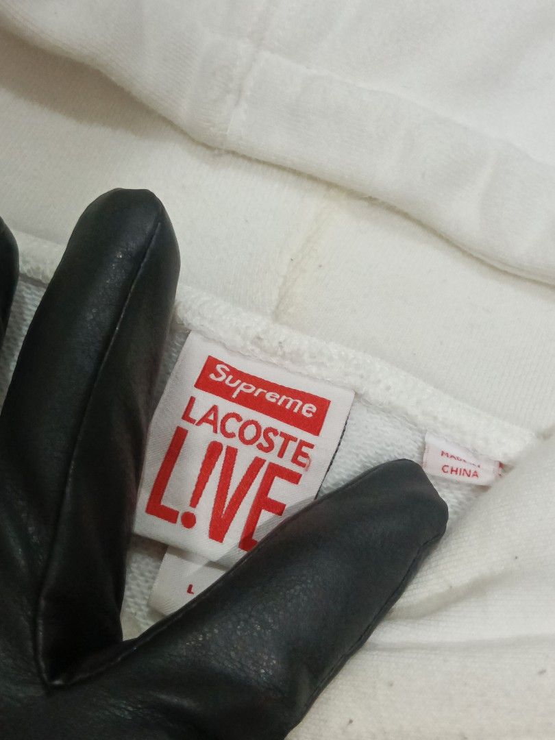 Supreme x Lacoste Live Authentic Size - Large Width - 25 Length - 27 (Category: Coats, Jackets and Outerwear) located in Quezon City. Submitted by yusoresryan (Listing ID 1455514117, Image 3). Description: Supreme x Lacoste Live Authentic Size - Large Width - 25 Length - 27.