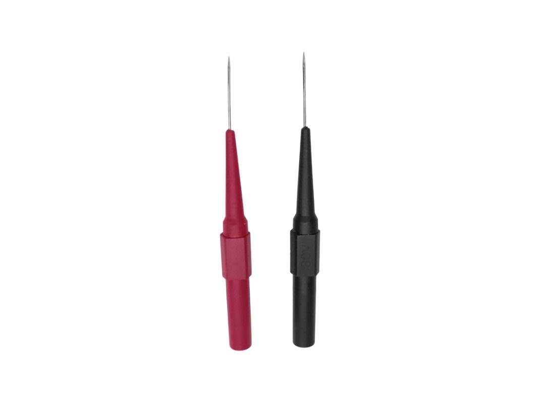 TEST PROBE with SHARP NEEDLE TIP 30V 4mm CAR TESTER BANANA SOCKET RED & BLACK (Category: Other Home Appliances) located in Quezon City. Submitted by besteinpc (Listing ID 1455562455, Image 3). Description: TEST PROBE with SHARP NEEDLE TIP 30V 4mm CAR TESTER BANANA SOCKET RED & BLACK FEATURES: 👉Product Name: Test Probe Red and Black 👉Rated Voltage/Current: CE 30Vac-60Vdc/MAX.1A 👉Needle Diameter: 0.7mm 👉Material: Brass, Stainless Steel Insulato