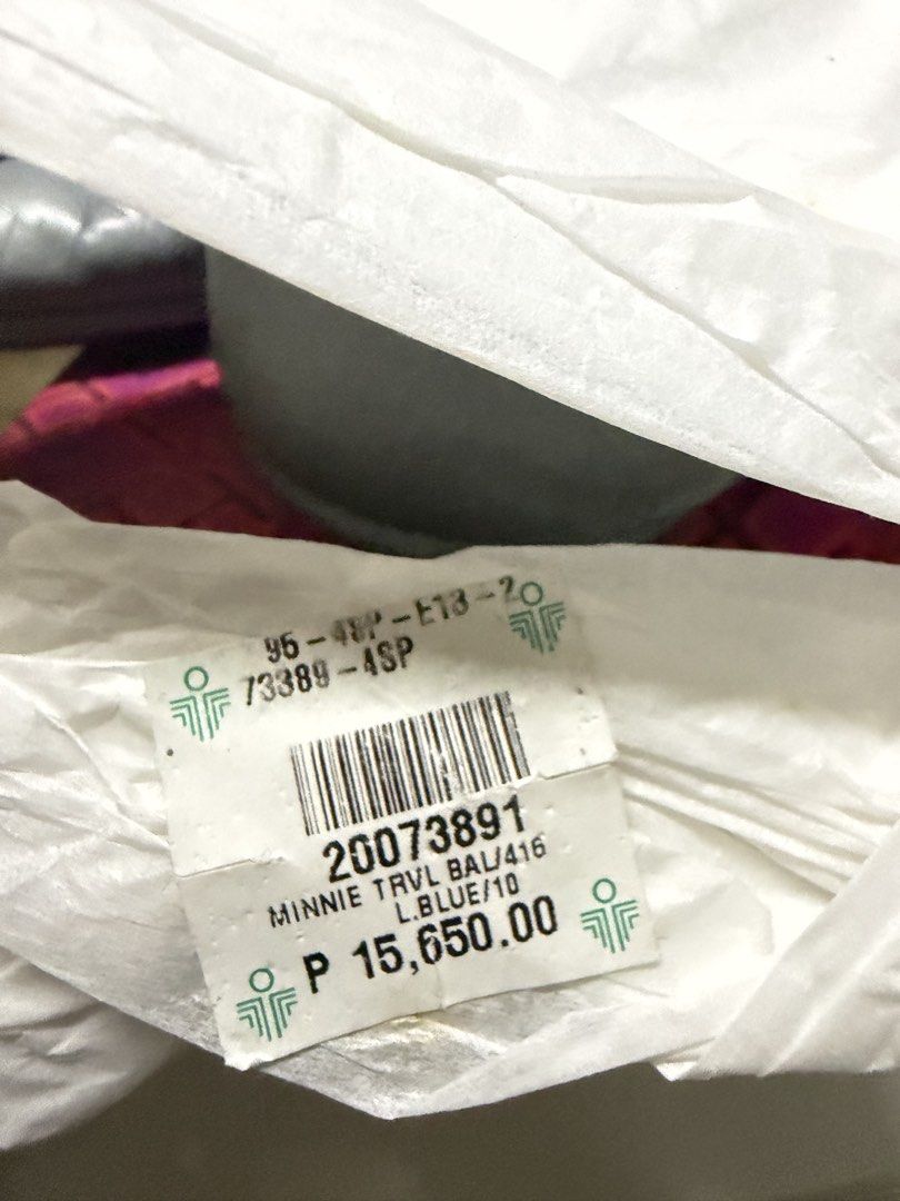 Tory Burch Minnie Travel Ballet (Category: Sneakers & Footwear) located in Quezon City. Submitted by jhoey110804 (Listing ID 1455548055, Image 3). Description: Like new Rarely used pang office lng Bought at Rustan's for 15k last year.