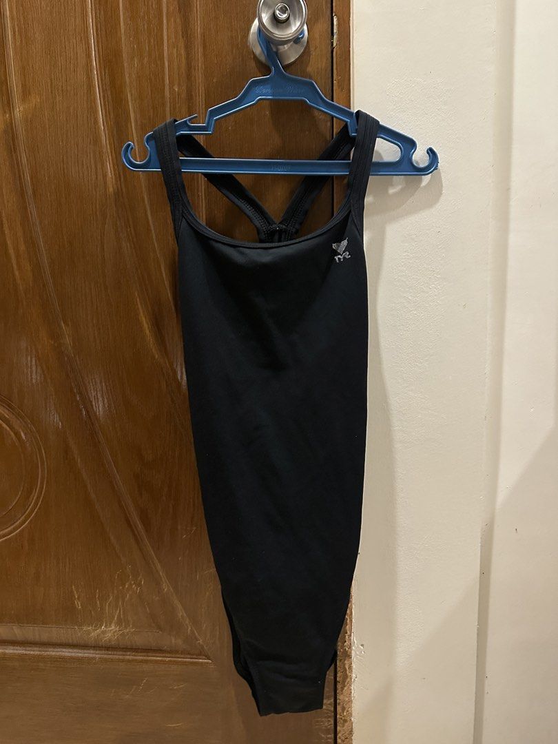 TYR Black One-Piece Swimsuit (Category: Bikinis & Swimsuits) located in Davao. Submitted by sewee (Listing ID 1455639711, Image 1). Description: - TYR black one-piece swimsuit - Racerback design for optimal movement - Comfortable fit, perfect for swimming and training - Features iconic TYR logo on the front - Stylish cutout design on the back - fits 36 bust 27-30 waist.