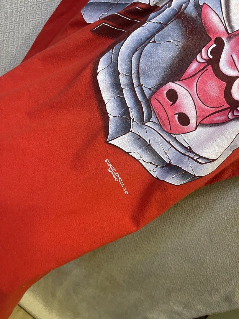 Vintage 90s chicago bulls tee (Category: Tshirts & Polo Shirts ) located in Manila. Submitted by hypestock_mnl (Listing ID 1455545667, Image 3). Description: - stylish - perfect for casual wear - great fit - in good condition - minimal signs of usage - 9/10 - in solid condition! - lints - money worth! - see pics for details/issue.