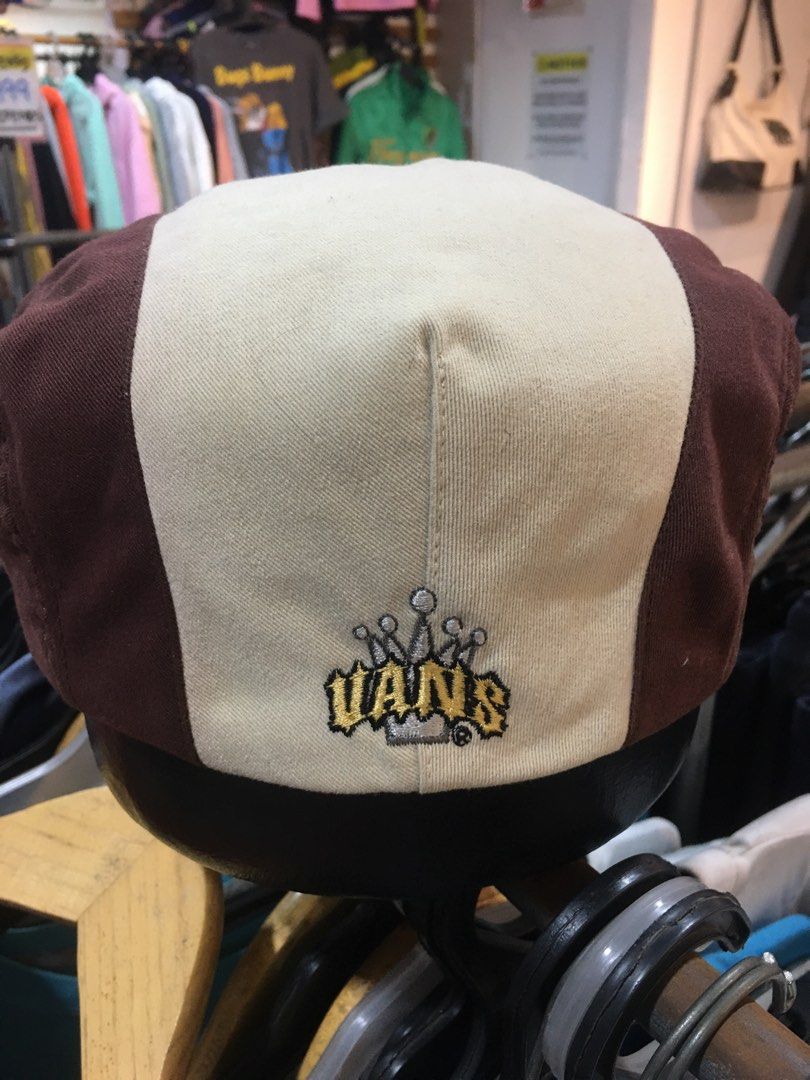 Vintage Vans beret and shirt (Category: Tshirts & Polo Shirts ) located in Caloocan City. Submitted by lourdma (Listing ID 1455553316, Image 1). Description: - Bundle includes: Red Vans T-shirt (Size XL) and Brown/Cream Vans Cap. - T-shirt features the classic Vans logo with checkered detail. - Ideal set for any Vans enthusiast..