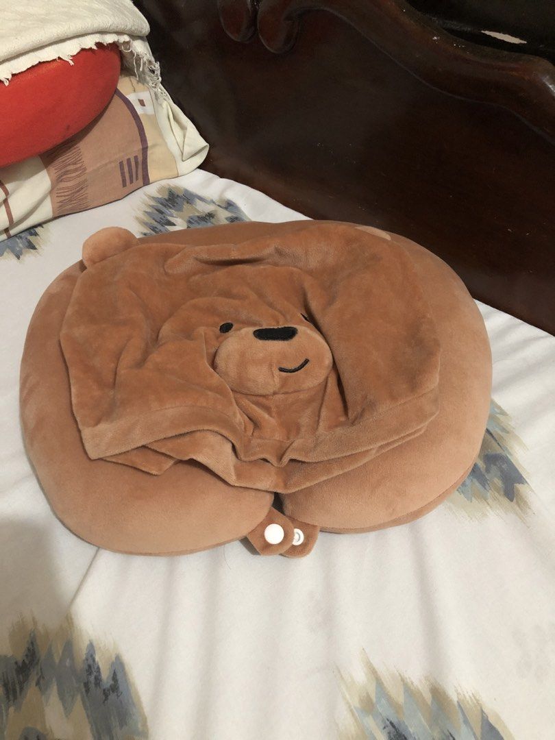 We Bare Bears Neck Pillow (Category: Plushies & Soft Toys) located in Marikina City. Submitted by cocoypelayo (Listing ID 1455656798, Image 1). Description: cute neck pillow.