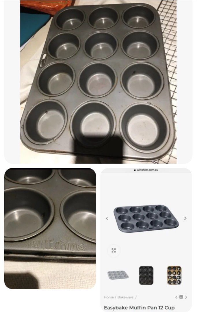 Wiltshire Easybake Muffin Pan 12 Cup (Category: Bakeware) located in Marikina City. Submitted by theconstantdeclutterer (Listing ID 1455645270, Image 1). Description: Imported Wiltshire 12-cup muffin pan from Australia. Non-stick, great for baking. Used but works perfectly. Order now! .