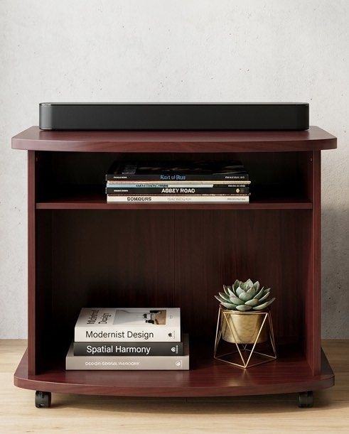 Wooden Side Table with Shelves (Category: Tables & Sets) located in Manila. Submitted by silverhawk.069da5 (Listing ID 1454779084, Image 1). Description: - Dark wood finish - Two open shelves for storage - Unique curved top surface - Ideal as a bedside table or accent piece - Versatile for any room - Lightweight and easy to move.