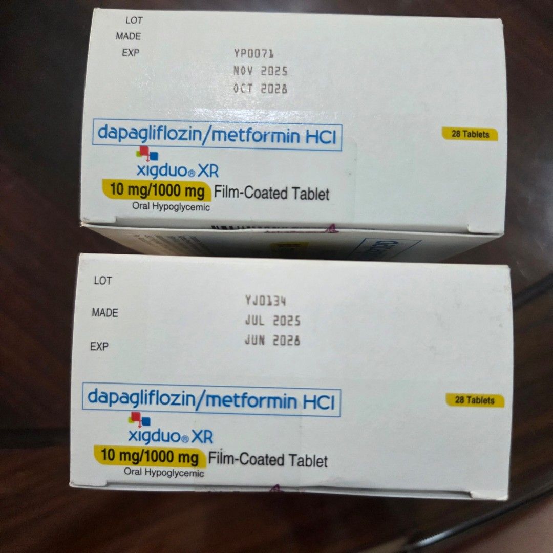 Xigduo XR 10mg/1000mg (below SRP) (Category: Everything Else Others) located in Manila. Submitted by hungryforclothes (Listing ID 1455637706, Image 3). Description: rfs: extras, doctor changed medicine june & oct 2028 expiry 55 pesos each (SRP 71.75).