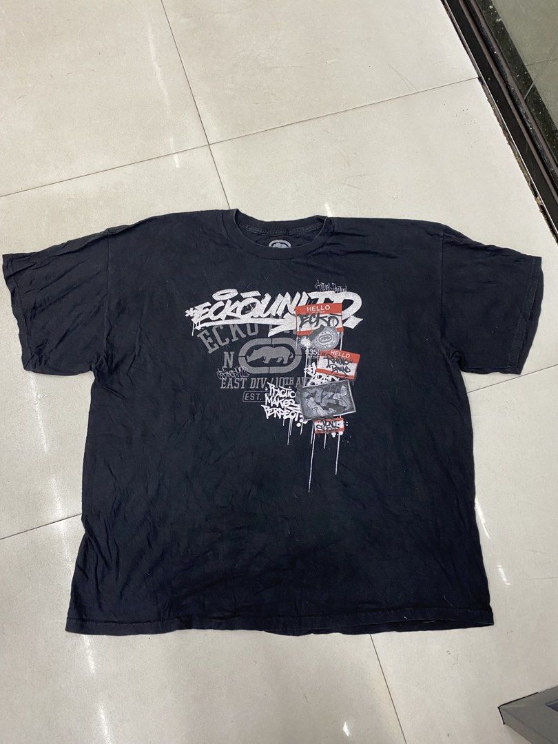 Y2k Ecko graffiti shirt (Category: Formal Shirts) located in Manila. Submitted by ercmrsmam (Listing ID 1455629946, Image 1). Description: Y2k ECKO ULTD W25 L28 Color may vary due to lighting Need wash Dm if interested 📩 will be posted on my carousell acc⬇️ Check out ercmrsmam listings on #Carousell: https://carousell.app.link/mu0SnqUHP3b 📍baclaran paranaque metro manila 🛵jnt/lalamove courier 💵 mop: gcash.