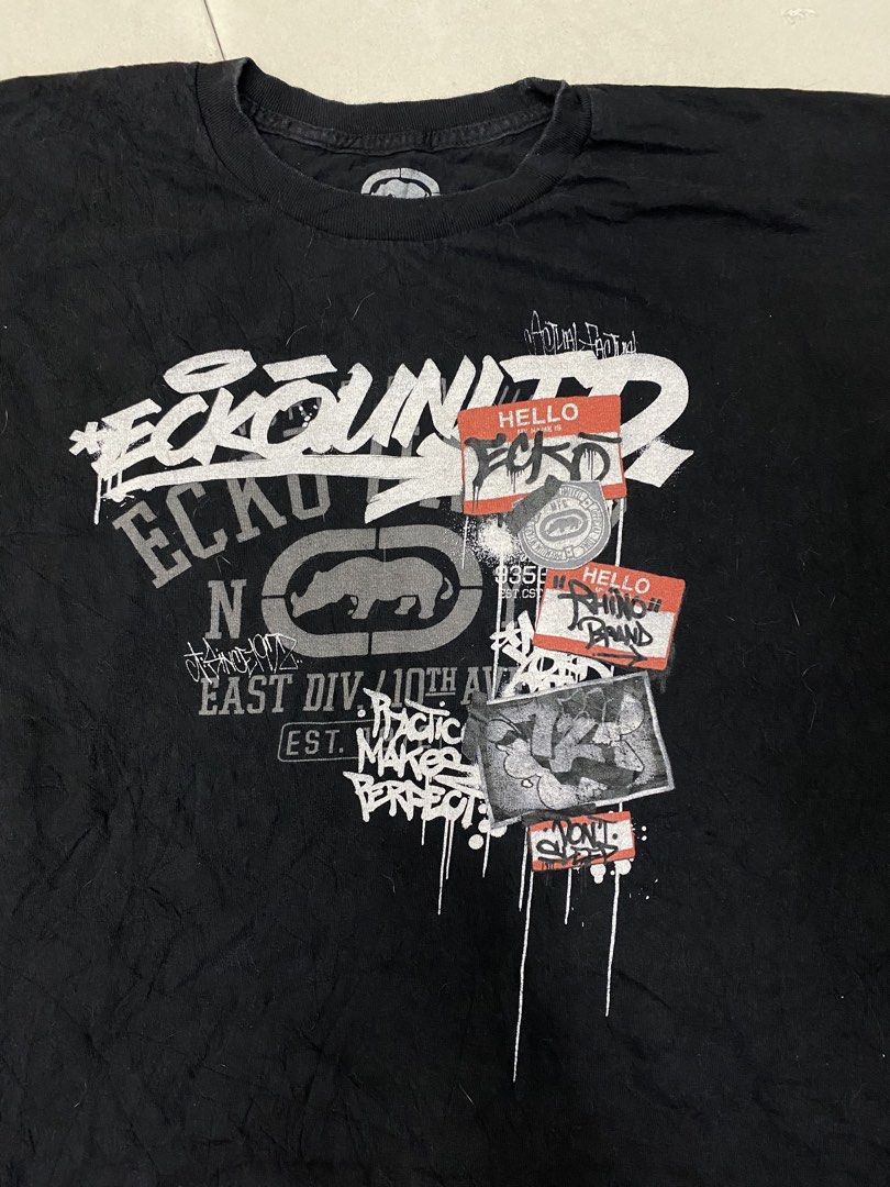 Y2k Ecko graffiti shirt (Category: Formal Shirts) located in Manila. Submitted by ercmrsmam (Listing ID 1455629946, Image 2). Description: Y2k ECKO ULTD W25 L28 Color may vary due to lighting Need wash Dm if interested 📩 will be posted on my carousell acc⬇️ Check out ercmrsmam listings on #Carousell: https://carousell.app.link/mu0SnqUHP3b 📍baclaran paranaque metro manila 🛵jnt/lalamove courier 💵 mop: gcash.