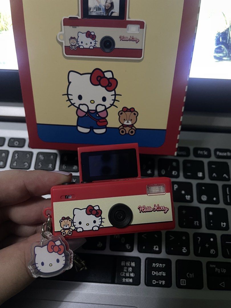 YASHICA Hello Kitty Funtastic Keychain Camera (Category: Cameras) located in Angat. Submitted by destash.and.declutter (Listing ID 1455608477, Image 3). Description: bought it last August 12, 2026 complete inclusions. except for the sticker sheet as I’ve used it already. tested only and turns out I don’t really like the output. 16GB micro SD is included (I bought it separately) 📍 Angat, Bulacan.