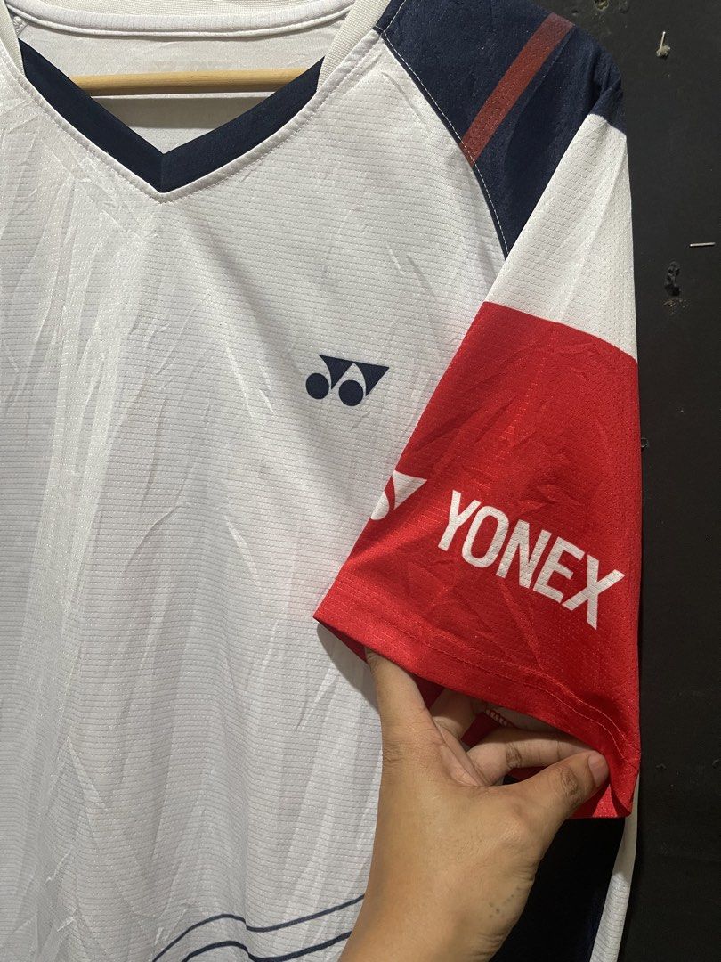 YONEX ACTIVE WEAR JERSEY (Category: Activewear) located in Davao. Submitted by tripgapprl (Listing ID 1455631149, Image 3). Description: Size: Medium to small Dimes: 20x27 Condition: 9/10 or better Need wash No major issue.