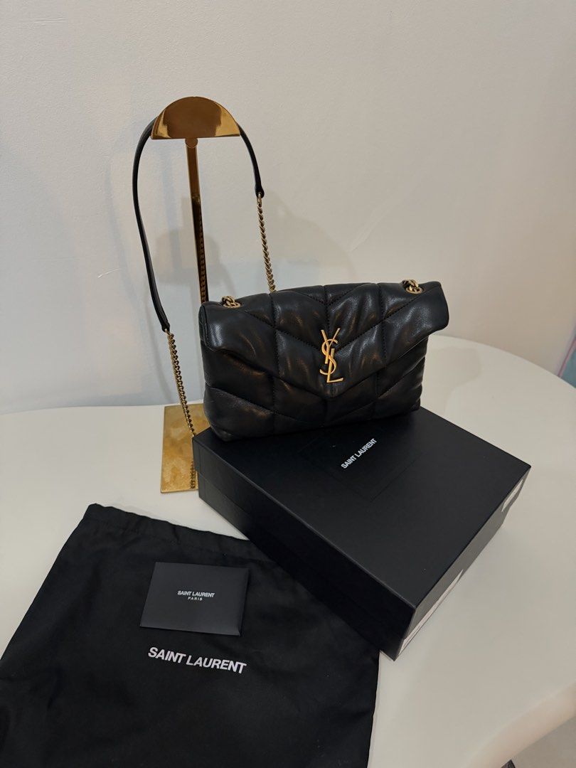 YSL Puffer Toy Quilted Shoulder Bag (Category: Luxury Bags & Wallets) located in Taguig. Submitted by luxelobbyofficial (Listing ID 1455513287, Image 2). Description: 🏷️ ₱76,500 • Rank: A • 100% Authentic • With Entrupy Certificate • Pre-Owned • Inclusions: Original box and dust bag _ Disclaimer: Luxe Lobby is an independent entity and is neither affiliated with nor endorsed by any of the brands displayed on this page. All trademarks, service ma