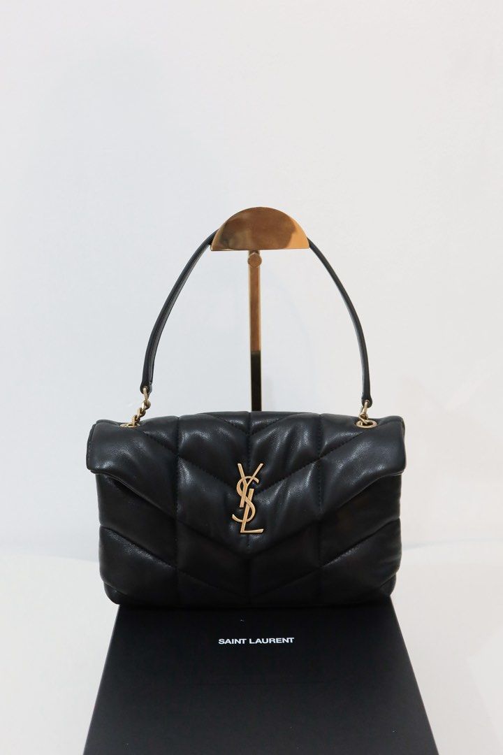 YSL Puffer Toy Quilted Shoulder Bag (Category: Luxury Bags & Wallets) located in Taguig. Submitted by luxelobbyofficial (Listing ID 1455513287, Image 3). Description: 🏷️ ₱76,500 • Rank: A • 100% Authentic • With Entrupy Certificate • Pre-Owned • Inclusions: Original box and dust bag _ Disclaimer: Luxe Lobby is an independent entity and is neither affiliated with nor endorsed by any of the brands displayed on this page. All trademarks, service ma