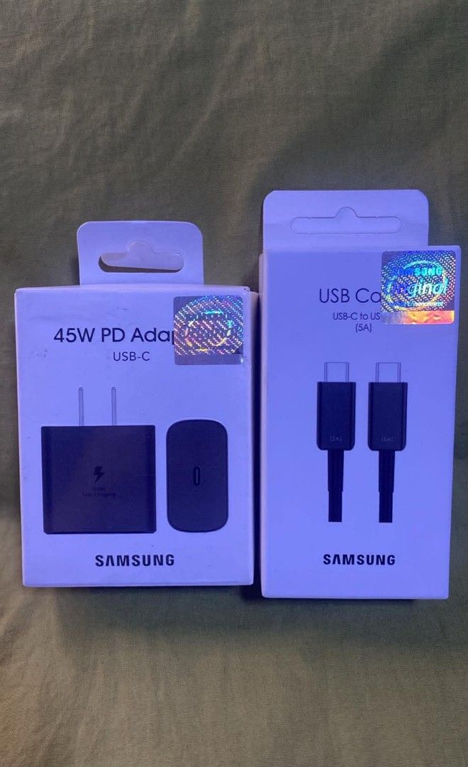 45W ADAPTER USB-C & cable charger (Category: Chargers & Cables) located in Manila. Submitted by pricious (Listing ID 1455773416, Image 1). Description: .