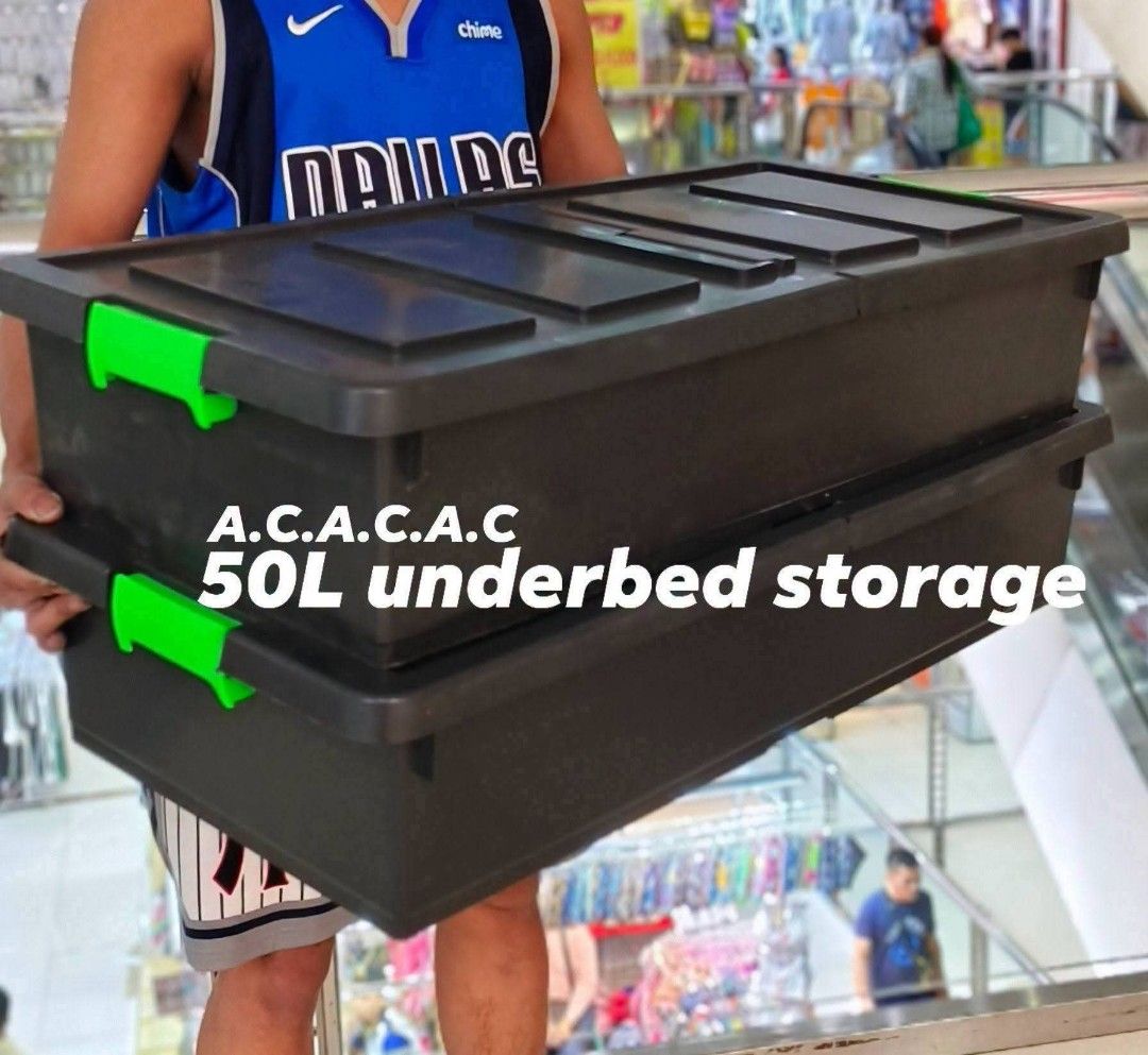 50L UNDERBED STORAGE (Category: Storage Boxes & Baskets) located in Manila. Submitted by yzlshop (Listing ID 1455728953, Image 1). Description: .