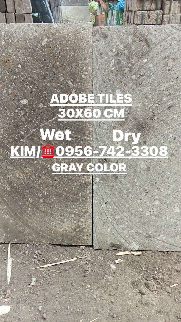 ADOBE TILES SMOOTH & ROUGH FINISHED (Category: Construction & Building Materials) located in San Mateo. Submitted by kim.mejos (Listing ID 1455839827, Image 2). Description: WE OFFER: GRASS/VENTILATION BLOCKS/LOUVER BLOCKS/BREEZE BLOCKS/STEPPING STONES/WALL CLODDINGS/NON-SKID CONCRETE TILES/PAVERS/CRAZY CUT ARAAL/COBBLE STONES/VIGAN BRICKS/VIGAN TILES/PEBBLES/GREEN SLATE/ADOBE BLOCKS/ADOBE TILES/MARBLE DUST/PREMIUM BLACK SLATE/ELEPHANT CERAMIC CL