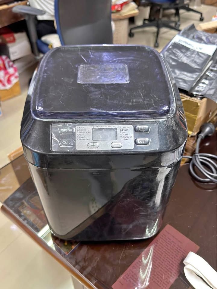 Anko Bread Maker BM1333 220v (Category: Breadmakers) located in Pasay City. Submitted by enrico_appliances (Listing ID 1455796550, Image 1). Description: - Anko Bread Maker Model BM1333 - Versatile settings: Basic, French, Whole Wheat, Quick, Sweet, Gluten-Free, Ultra-Fast, Dough, Jam, Cake, Sandwich, Bake - Adjustable loaf sizes: 680g or 800g - Power: 220-240V, 550W - Includes: Bread pan and kneading paddle Anko Bread Maker BM1333 Key Specificat