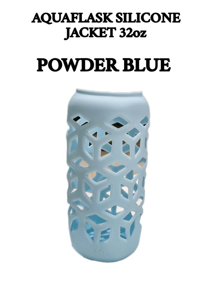 AQUAFLASK 32oz Silicone Jacket powder blue (Category: Water Bottles & Tumblers) located in Quezon City. Submitted by jtlaconsumergoodstrading (Listing ID 1455796511, Image 2). Description: AQUAFLASK 32oz Silicone Jacket❤️ Color: Powder Blue 🩵 Designed: California ✓BPA Free ✓Soft & Cushioning ✓ Secure Fit ✓ Anti Slip Price:300.