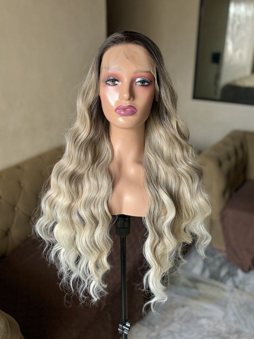 Ash Blonde Lace Front Wig (Brand New!) (Category: Hair Accessories) located in Manila. Submitted by stellarwigs (Listing ID 1455850090, Image 2). Description: Ash Blonde Lace Front Wig For Sale! Price: ₱1500 only! (brand new) ✅FREE PARTING (13x4) (30 Inches) ✅Can be curled or straightened and washed. ✅Futura Fiber Close to human hair. ✅Thick High Quality Hair. ✅What you see is what you get. ✅On Hand! Shipping available nationwide. ✅Same day deliv