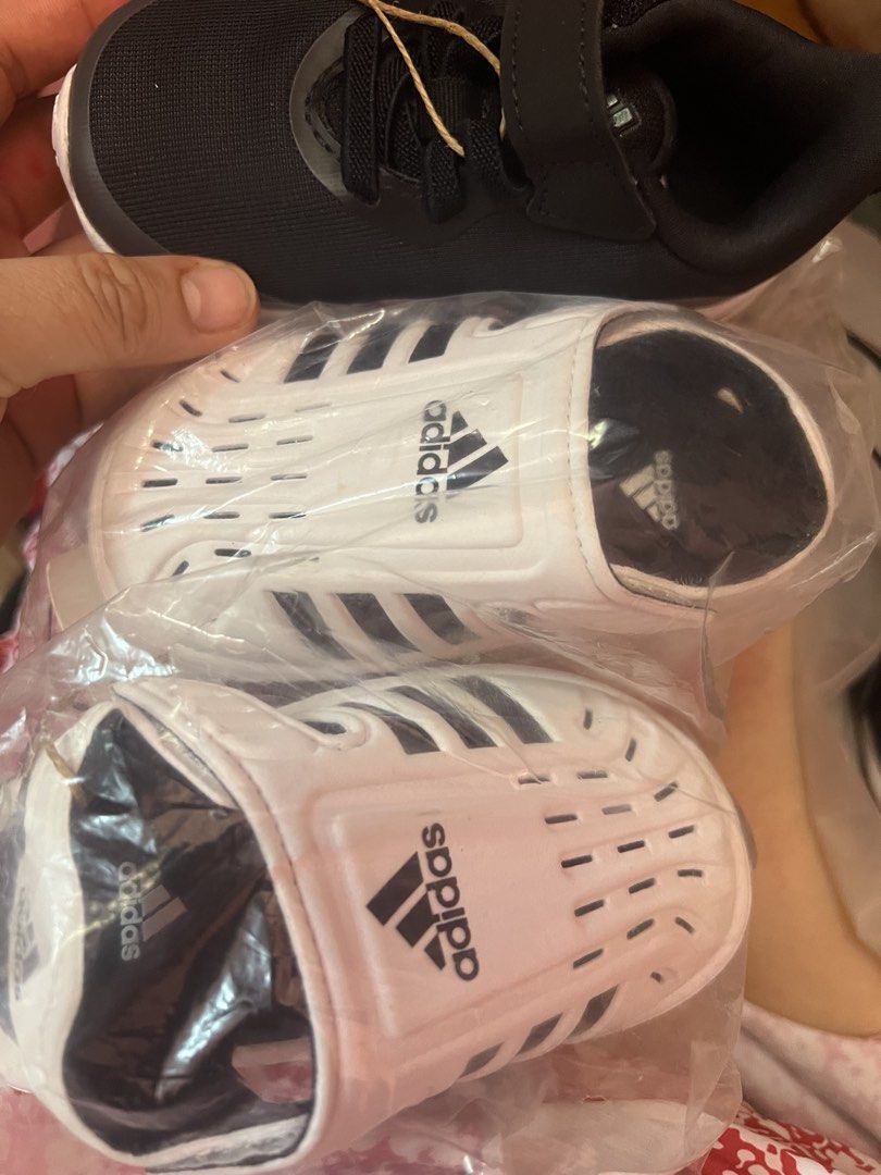 baby boy shoes adidas (Category: Babies & Kids Fashion) located in Angeles City. Submitted by febheart (Listing ID 1455788758, Image 2). Description: take all for only 1600 ung sandalas 1100 orig price 1600 fo both.