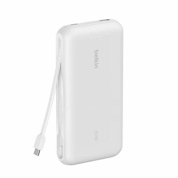 Belkin BoostCharge Power Bank 20K with Integrated Cable (Category: Batteries & Power Banks) located in Rizal. Submitted by lovedbyhannah (Listing ID 1455840031, Image 2). Description: Has minimal flaw like minor dirt due to usage but not that obvious Original and very good quality RFS: Need funds.