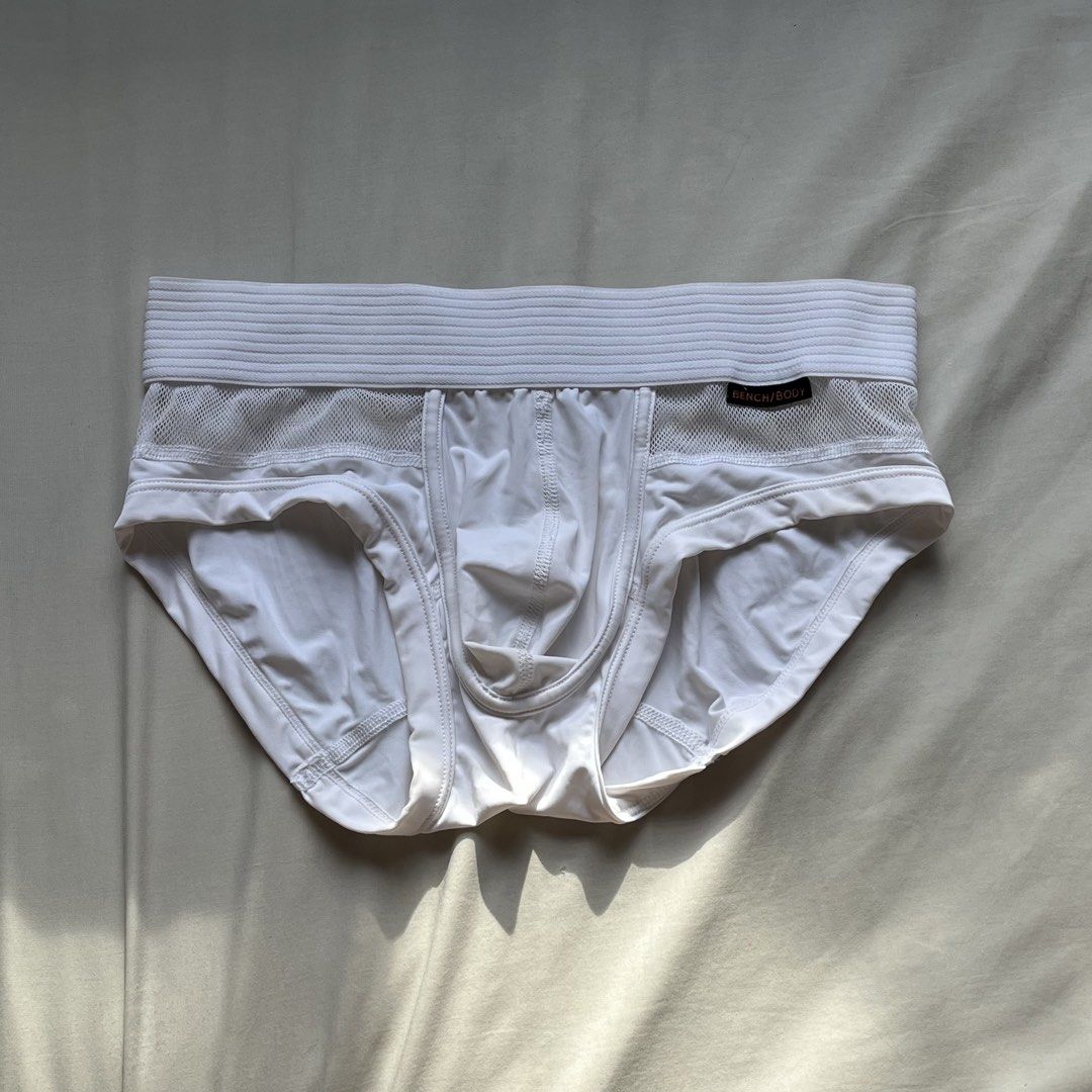 bench body mesh white briefs (Category: Underwear) located in Taguig. Submitted by urlocalboi (Listing ID 1455854657, Image 1). Description: never used sexy underwear available in black 1pc.