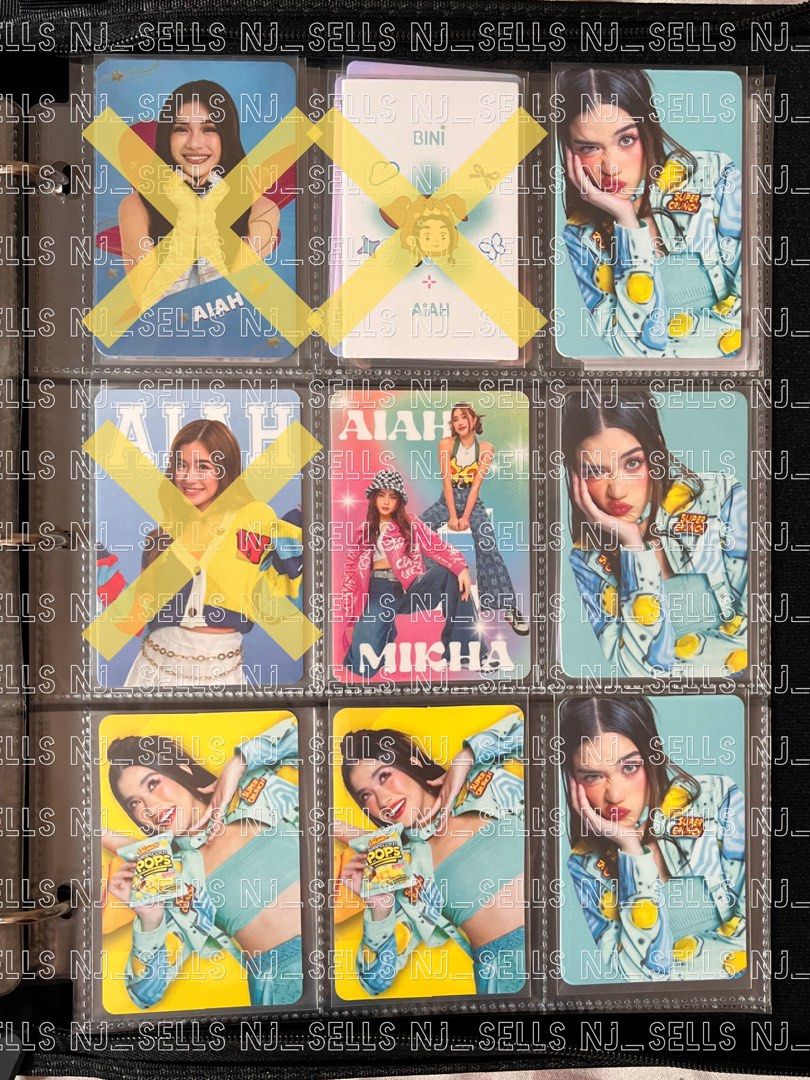 Bini Aiah - Photocards (Category: Raw Singles) located in Taguig. Submitted by nj_sells (Listing ID 1452930418, Image 2). Description: FS: 📍Bini Aiah - Photocards [Personal Collection], mssg for price list RFS: • Urgent need funds / decided to collect some pili photocards na lang ✔️Prio take: 5pcs + 💲Selling Price: starts at Php 70 + sf (tingi) 📌Location: Taguig City [ready to ship] 🧾Mode of Payment: Gcash ✔️Condition: 10/10 📦Courier: Grab/L