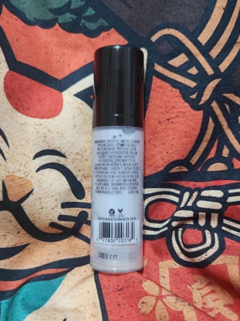 Black Radiance Hydrate & Blur Face Primer 15 ml (Category: Makeup) located in Makati City. Submitted by zenearth73f57 (Listing ID 1455834161, Image 2). Description: Black Radiance Hydrate & Blur Face Vegan Primer With pump type dispenser. Bought from iHerb (Dec 2025). RFS: I'm using up my other primers in bigger size so I don't get to use it. Gotta make space in my kit too. ____ ⭐️REMINDERS BELOW. PLEASE READ. ⭐️ 📍Seller Loc.: Makati, Metro Mani