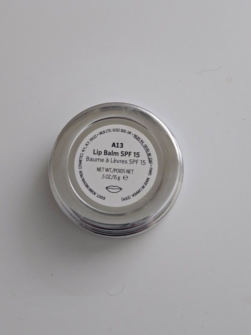 Bobbi Brown Lip Balm SPF 15 (Category: Makeup) located in Quezon City. Submitted by samcas (Listing ID 1455811514, Image 3). Description: Bobbi Brown SPF 15 Lip Balm in a silver tin. Peachy-nude shade, made in Canada. 5 oz/15g. Perfect for daily moisture and sun protection..
