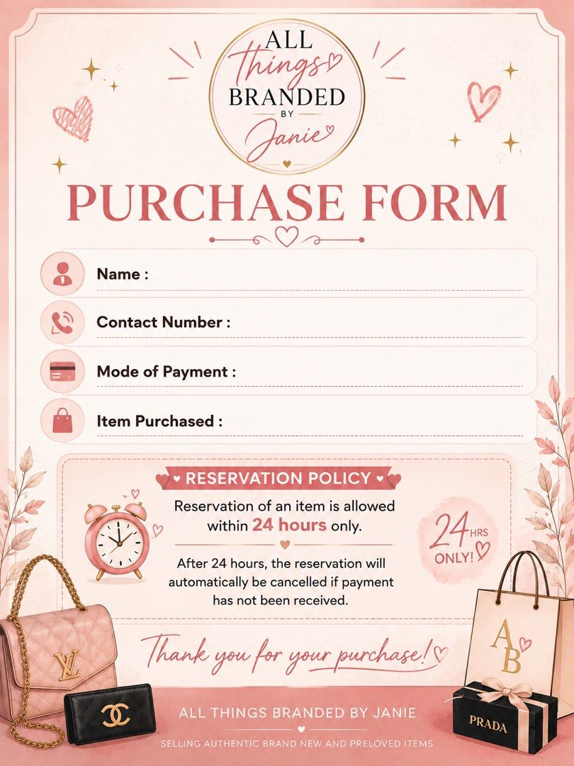 Body Care and Make up (Category: Announcements) located in Muntinlupa City. Submitted by all.things.branded (Listing ID 1455684999, Image 1). Description: - Authentic preloved and brand new designer items - All items are genuine - Please check photos for details - Reservation policy: 24 hours only - Thank you for your purchase!.
