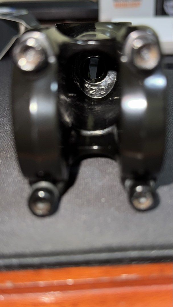 Bontrager Stem (Category: Bicycles) located in Tarlac. Submitted by cd.whyt (Listing ID 1455801766, Image 3). Description: Bontrager Alloy Stem from Trek Marlin 5 condition: slightly mint, no scratches still glossy black, slight corrosion on the bolts Specs: 7° positive or negative 80mm length handle bar compatibility - 31.8mm/mtb .