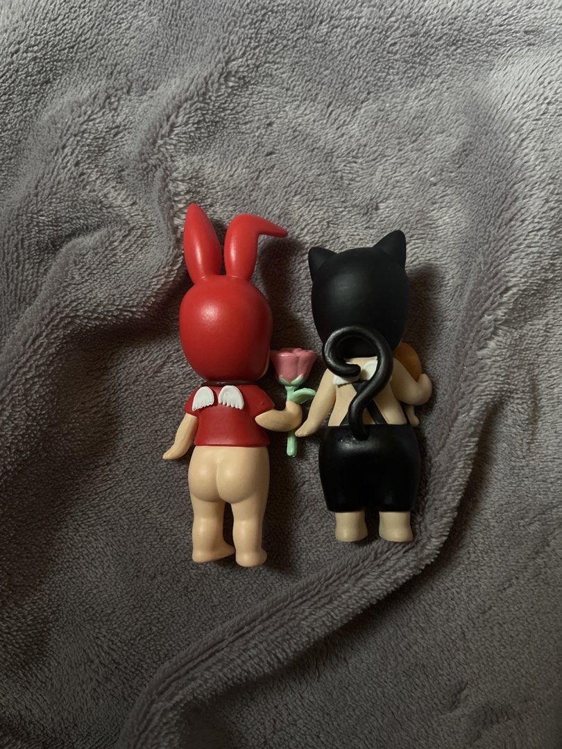 (BUNDLE) Sonny Angel Rabbit & Cat Figures with Accessories (Category: Designer & Blind Box Toys) located in Manila. Submitted by ninib33 (Listing ID 1455722833, Image 2). Description: GOOD QUALITY DUPES!! both still has boxes but i three away the foils! both has stamp dm me for more details payment first .