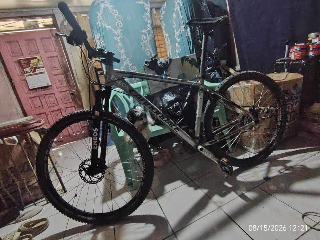 Cannondale Trail 6 29er (2012) (Category: Bicycles) located in Caloocan City. Submitted by cycaholic (Listing ID 1455708272, Image 1). Description: 2012 Cannondale Trail 6 29er Mountain Bike. - divetrain rear derailleur shimano altus. -shimano non series crankset. -3x8 speed. -Cannondale cockpit (handle bar & stem). -Alex 29er rims front/rear paired with tektro hubs. -Tektro novela mechanical disc brakes front and back. -Maxxis beaver front tire/